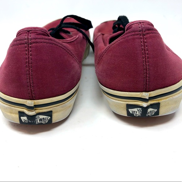 VANS Maroon & Black Low Pro 5 Hole-Size 11 - Picture 5 of 8